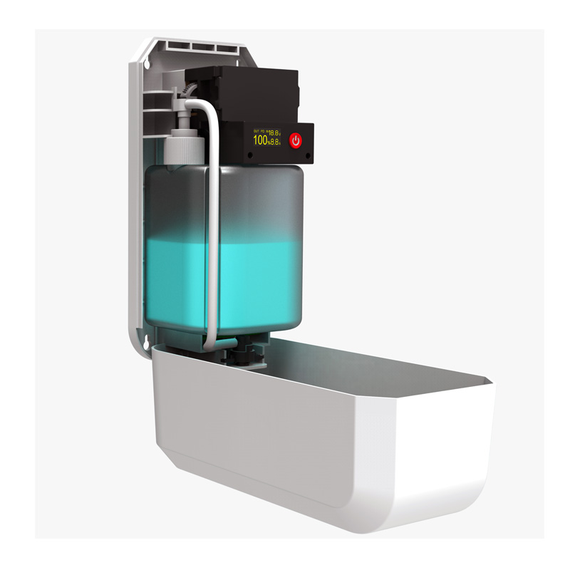 Электрический автоматический дозатор дезинфицирующего средства для рук \/ распылитель пенного мыла с датчиком геля